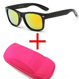 LongKeeper Cool Sunglasses for Kids Sun Glasses for Children Boys Girls Sunglass UV 400 Protection with Case Children Gift