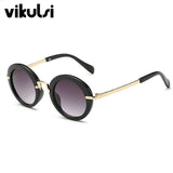 2017 Fashion Round Kids Sunglasses Children Sun Glasses Anti-uv Baby Vintage Eyeglasses Girl Cool UV400 oculos infantil de sol
