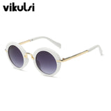 2017 Fashion Round Kids Sunglasses Children Sun Glasses Anti-uv Baby Vintage Eyeglasses Girl Cool UV400 oculos infantil de sol