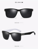 DUBERY Brand Design Polarized Sunglasses Men Driver Shades Male Vintage Sun Glasses For Men Spuare Mirror Summer UV400 Oculos