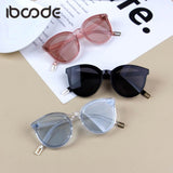 iboode Brand New Kids Sunglasses Children Fashion Big Frame Sun Glasses Girl Boy Eyewear Travel Eye Accessory Cateye Cute uv400