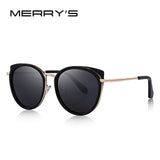 MERRYS DESIGN Women Cat Eye Sunglasses Ladies Fashion Polarized Sun glasses Metal Temple UV400 Protection S6227