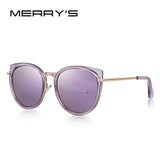 MERRYS DESIGN Women Cat Eye Sunglasses Ladies Fashion Polarized Sun glasses Metal Temple UV400 Protection S6227
