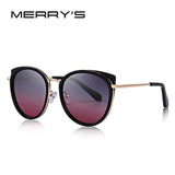 MERRYS DESIGN Women Cat Eye Sunglasses Ladies Fashion Polarized Sun glasses Metal Temple UV400 Protection S6227