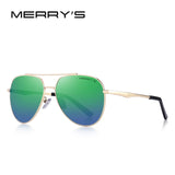 MERRYS DESIGN Men Classic Pilot Sunglasses Aviation Frame HD Polarized Fashion Sun glasses For Driving UV400 Protection S8316N