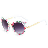 2018 Kids Sunglasses Girls Brand Cat Eye Children Glasses Boys UV400 Lens Baby Sun glasses Cute Eyewear Shades Goggles