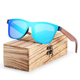 BARCUR Trending Styles Rimless Black Walnut Wooden Sunglasses Men Square Women Sun Glasses Oculos Gafas Oculos de sol masculino